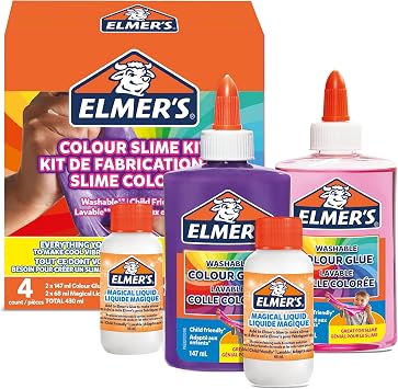 Elmer's Colour Slime Kit (Glue + Magical Liquid Activator)