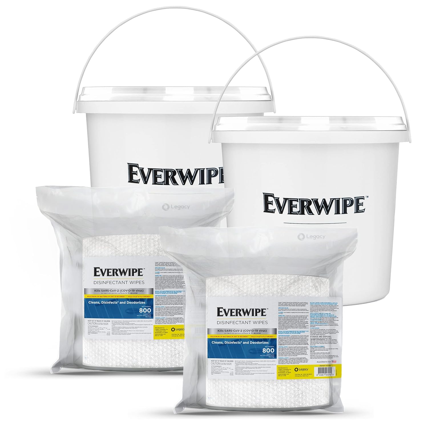 Tork Everwipe Disinfectant Wet Wipe Jumbo Rolls Starter
