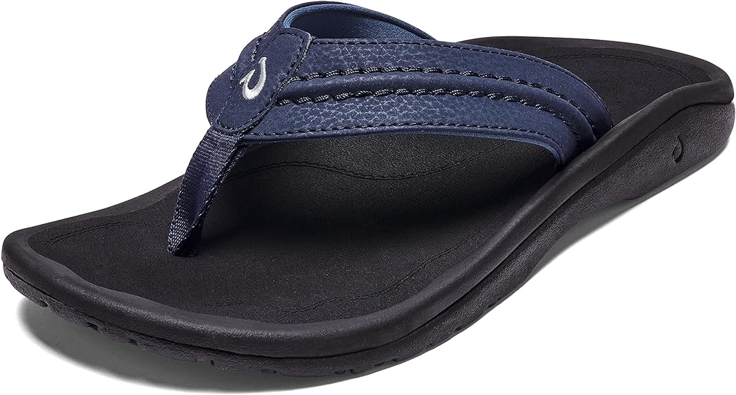 OLUKAI Hokua Men's Beach Sandals, QuickDry FlipFlop