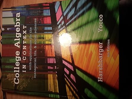 College Algebra in Context (4th Edition) book cover