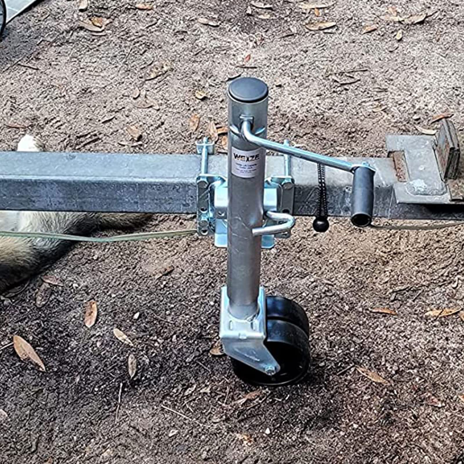 Buy WEIZE Trailer Jack, Heavy Duty Swivel Boat Trailer Jack with Dual