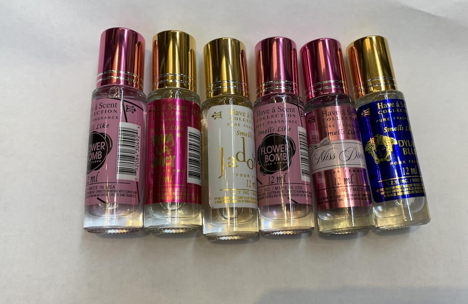 Have a Scent Collection Pure Fragrance Roll-On Set, 12ml, 6 Designer-Inspired Fragrances Have a Scent Collection Pure Fragrance Roll-On Set, 12ml, 6 Designer-Inspired Fragrances