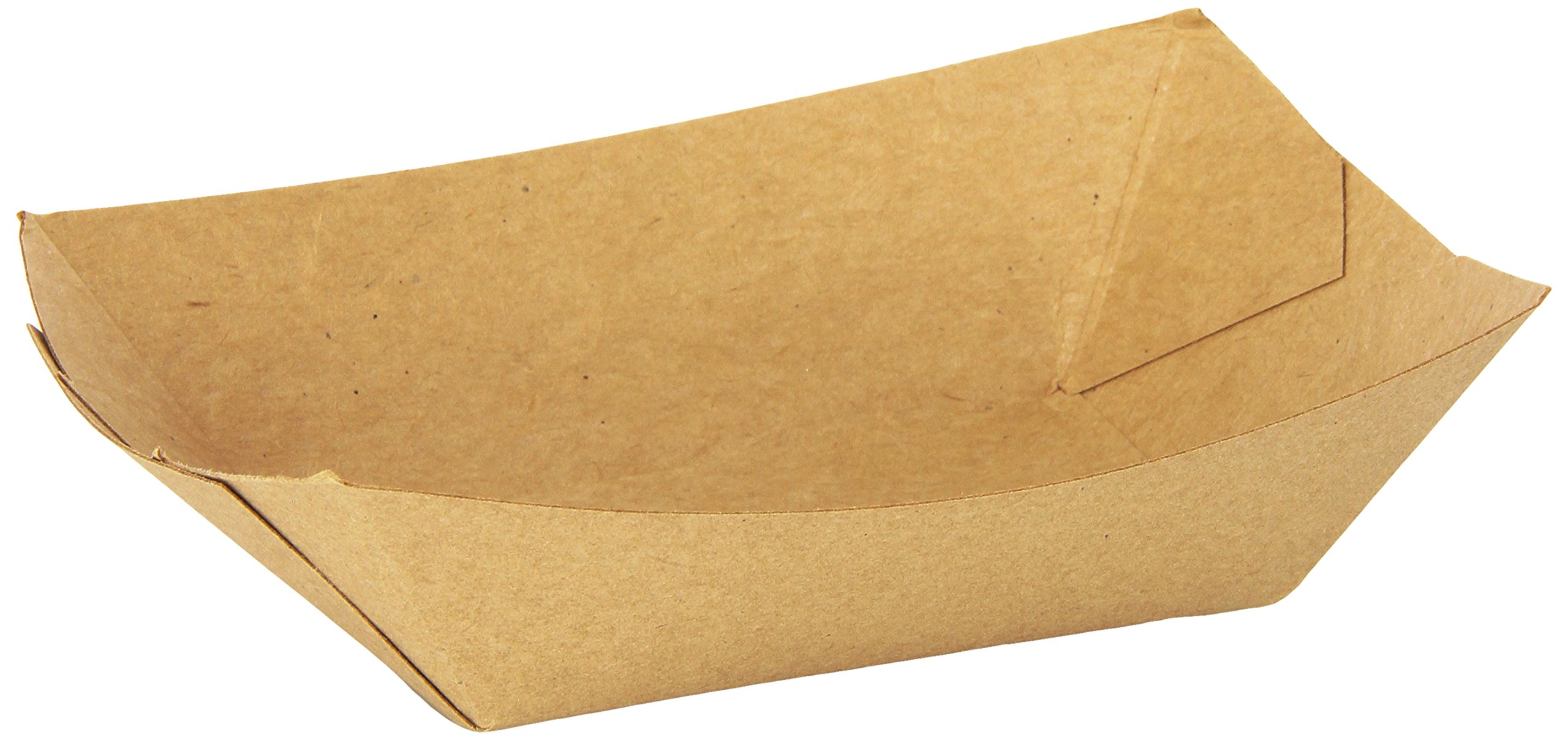 Bagcraft Papercon 300695 EcoCraft Grease Resistant Food Tray, 1/2-lb Capacity, 1-3/8