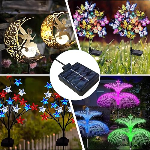 Miniatura 7 de Parte superior de repuesto de luz solar para farol, panel solar LED, tapa de linterna, pieza de repuesto para flores al aire libre, luces solares de