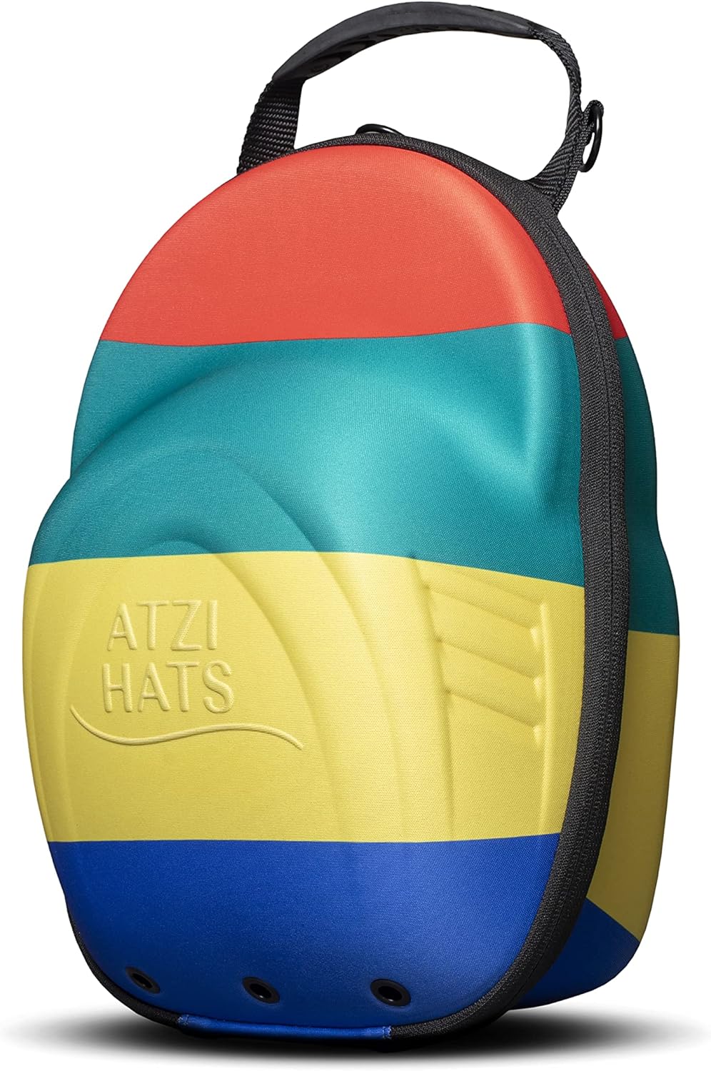 Case for Baseball Caps Hard Travel Hat Case Cap Carrier Hats Storage Box Shoulder Strap Carabiner Fits 6 Hats