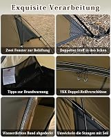 TOMOUNT 1 személyes ultralight sátor 4 évszakos vízálló kupola kemping sátor 5