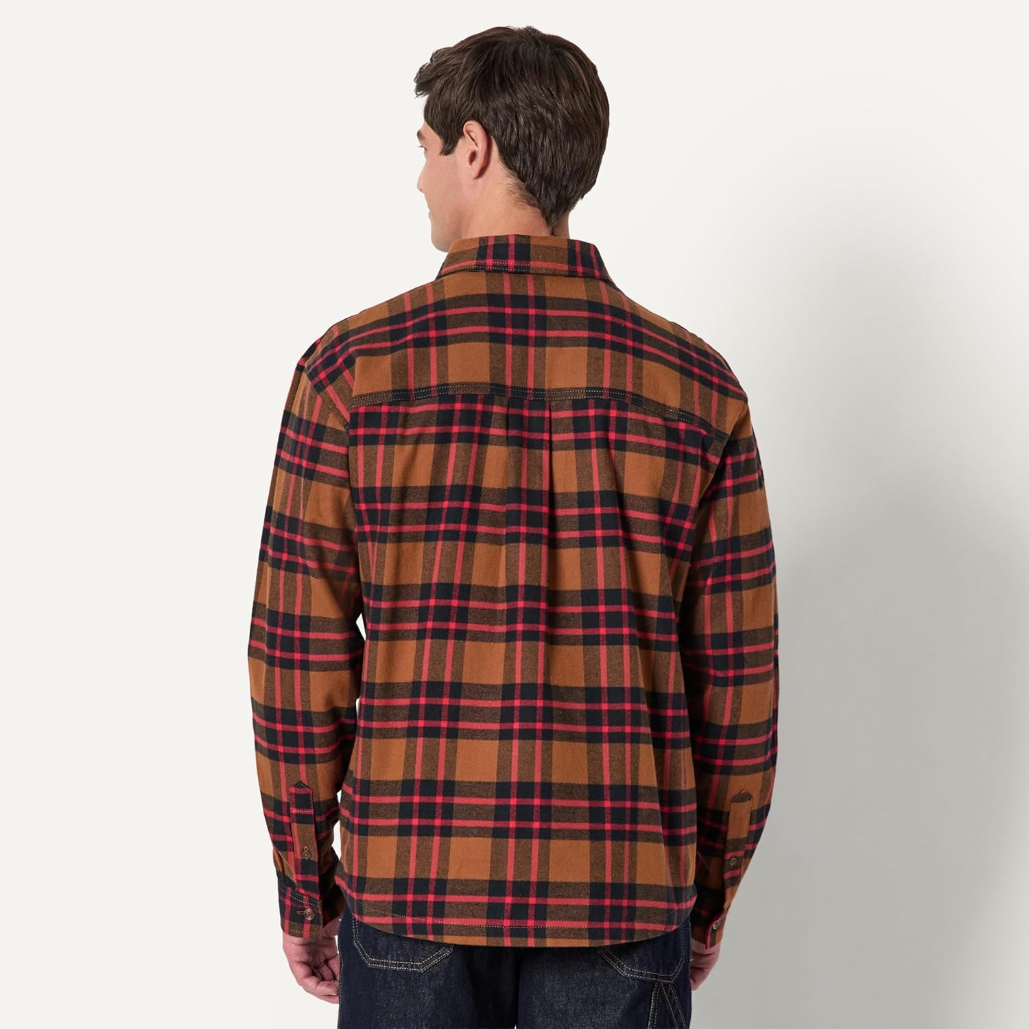 Amazon Essentials (Demi's Pick) Men's Relaxed-Fit Long-Sleeve Flannel Shirt - Image 2