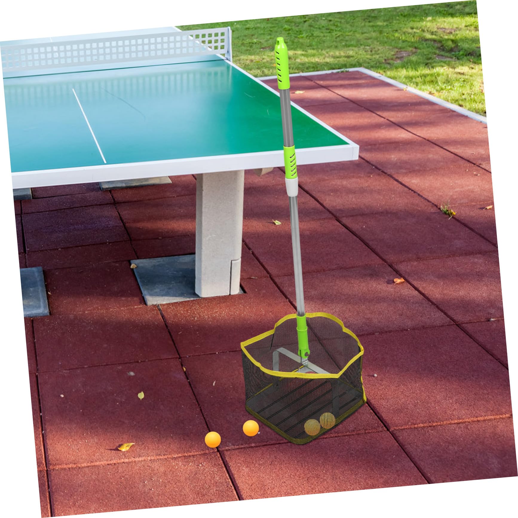 UKCOCO Recogedor De Balones De Ping Pong Portátil Mango Ajustable, Herramienta Práctica para Recoger Bolas Pequeñas, Ligero y Resistente, Accesorio para Tenis De Mesa y Entrenamiento
