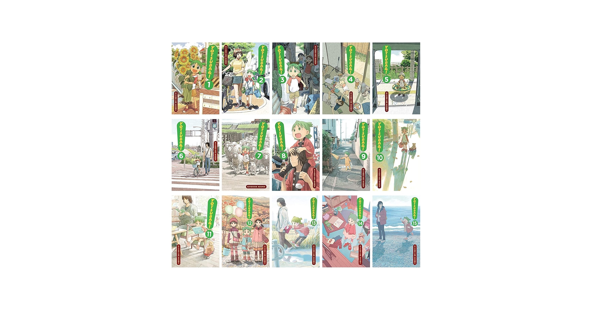 よつばと！ Yotsuba&! 全15巻セット フランス語版 Yotsuba&! (よつばと!) Released Volume 15 in Japanese
