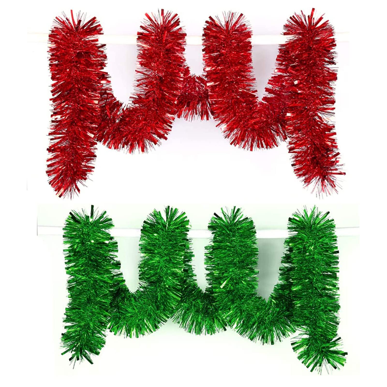 めりー＊　1104545 クリスマスSALE品鍵式に変更 Amazon.co.jp: CCINEE クリスマス キラキラガーランド メッキ