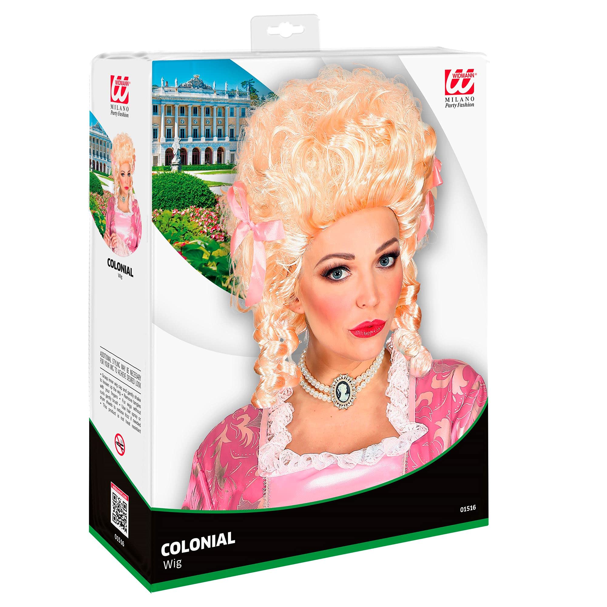 Peluca Años 60 Y 70 De Widmann Milano – Estilo Tupido Con Diadema, Perfecta Para Carnaval, Fiestas Temáticas Y Disfraces, Disponible En Rubio, Marrón Y Negro