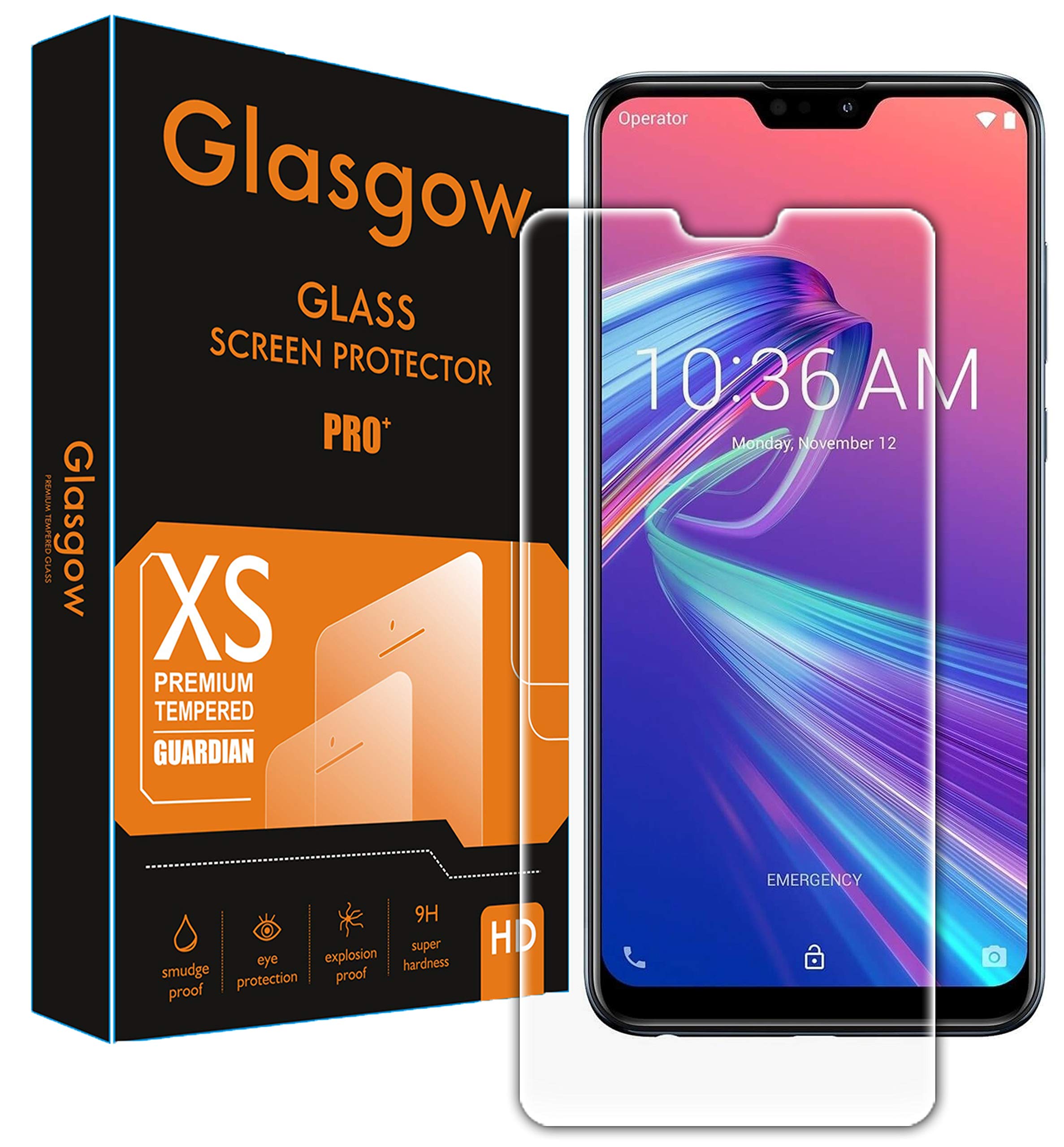 Glasgow |For Asus Zenfone Max Pro M2 | Tempered Glass Screen Protector Guard | Bubble Free Installation | Gorilla (B082B25Z3Q) Amazon Price History, Amazon Price Tracker