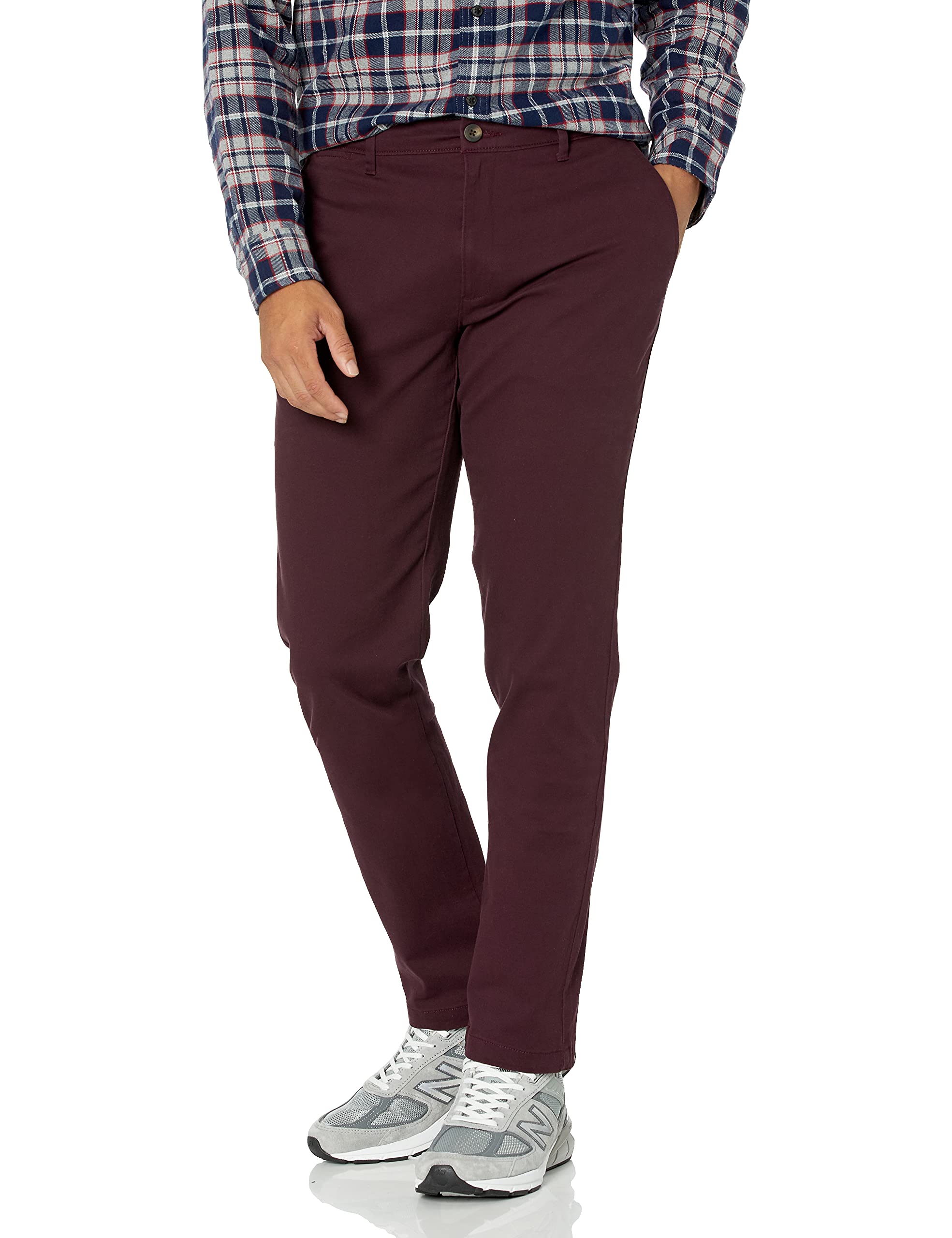 Amazon Essentials Skinny-Fit Casual Stretch Chino Trouser Uomo