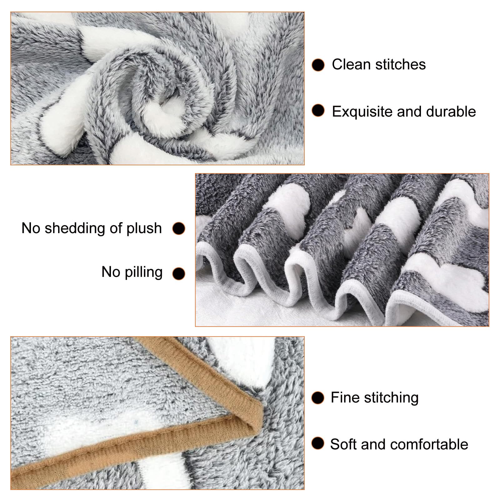 WPNCYK 3 Pcs Dog Blanket - Image 3