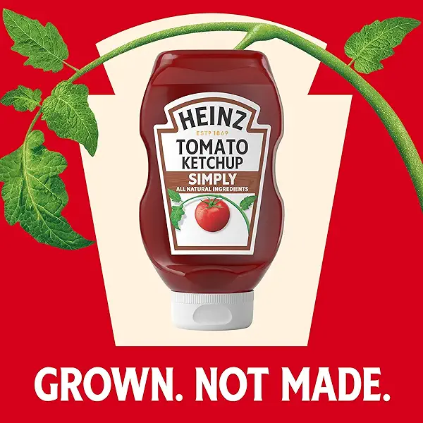 Heinz Simply Tomato Ketchup with No Artificial Sweeteners, 19 oz Bottle 4