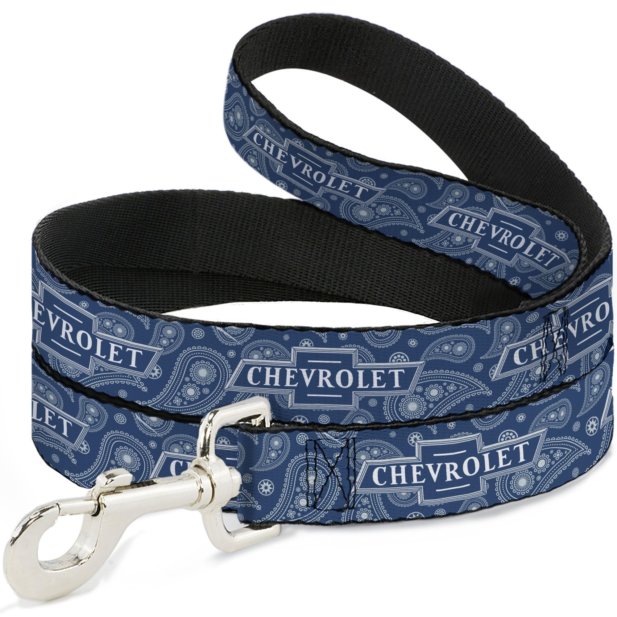 Laisse pour chien Chevrolet grand chien motif bleu et blanc