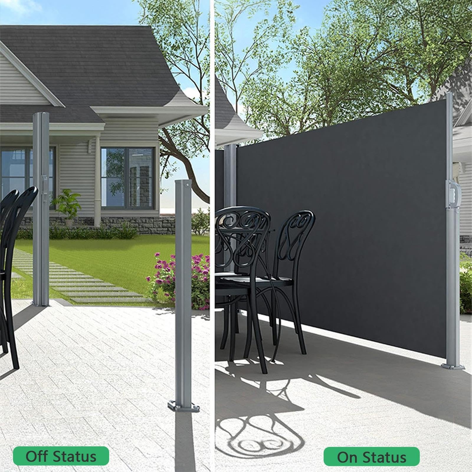 Sombra Lateral Al Aire Libre, Sombra Impermeable