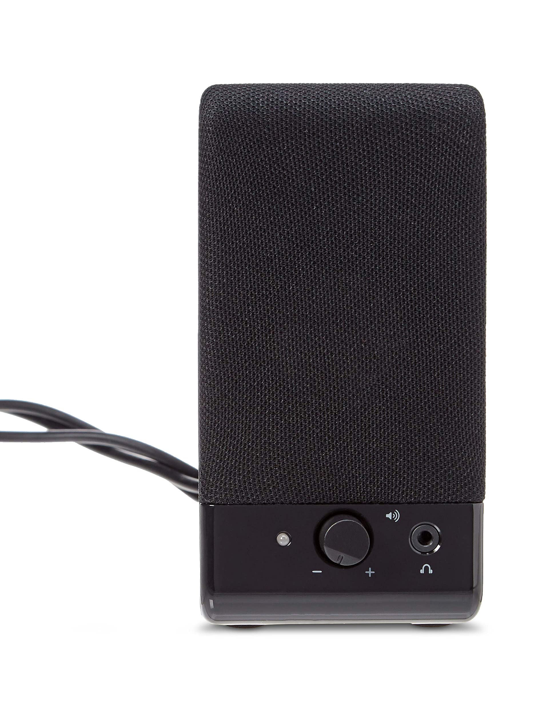 Amazon Basics altoparlanti per computer desktop o PC portatile, alimentazione tramite USB, Nero