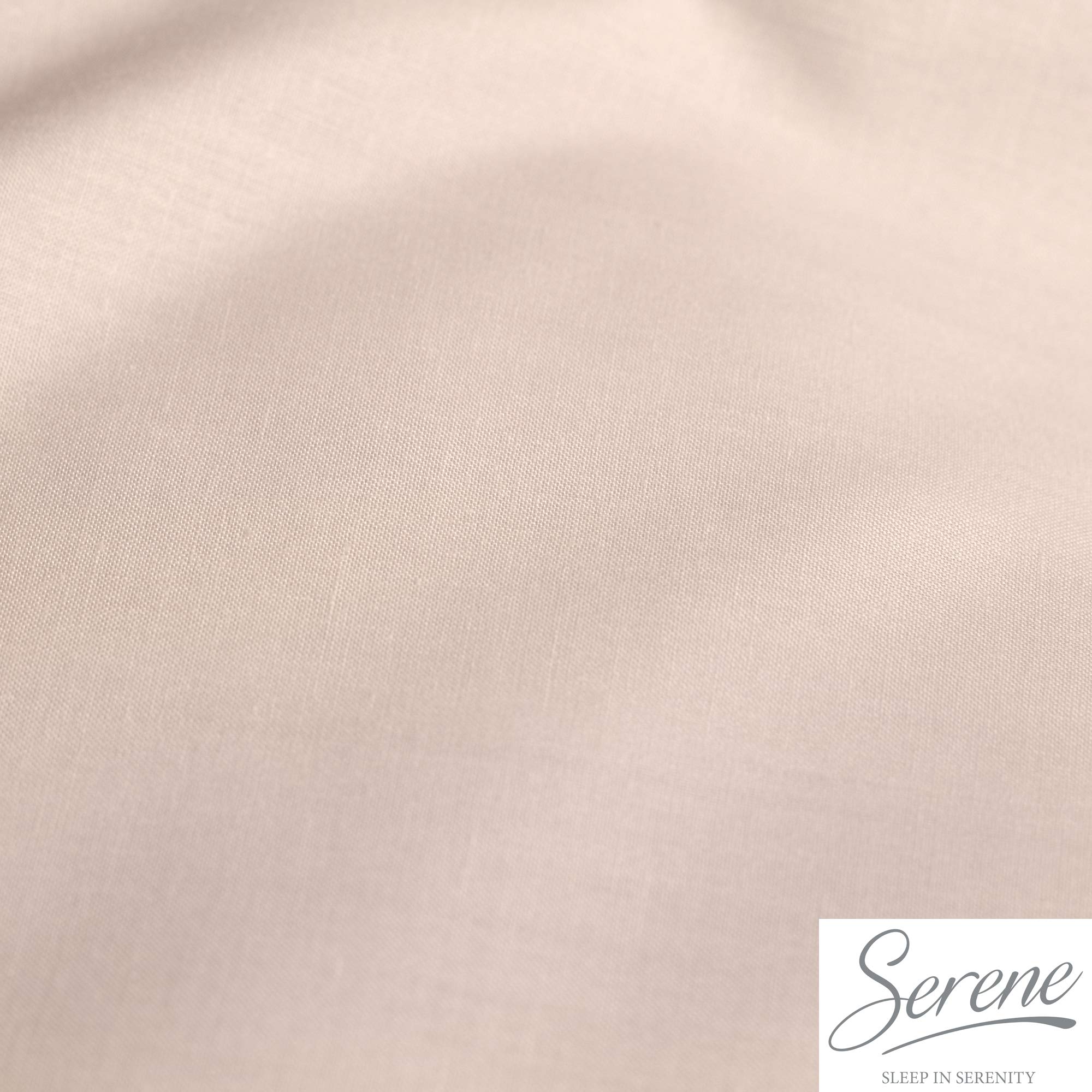 Serene, Blush Pink Fitted Sheet, 32cm Deep, Super King Size (200 x 180 x 32cm), Soft Polycotton, Elastic Corners - Image 2