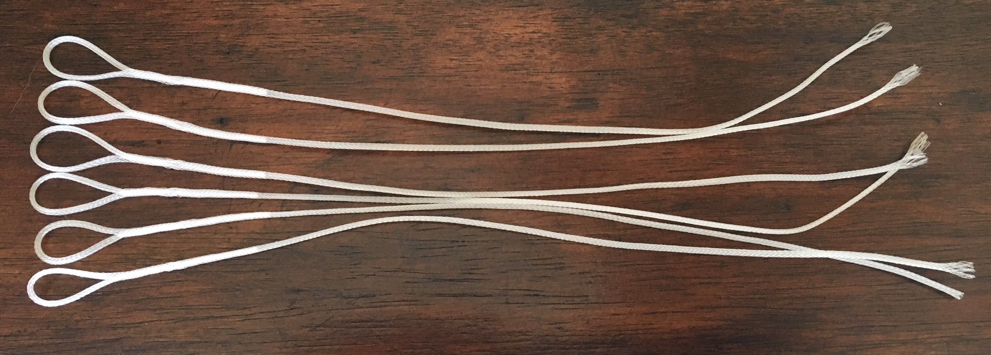 Everglades Backcountry Set of 6 Gudebrod “Double-Catch” Monofilament Braided Loops for Fly line to Leader and Backing Connections (50, 10 inches)