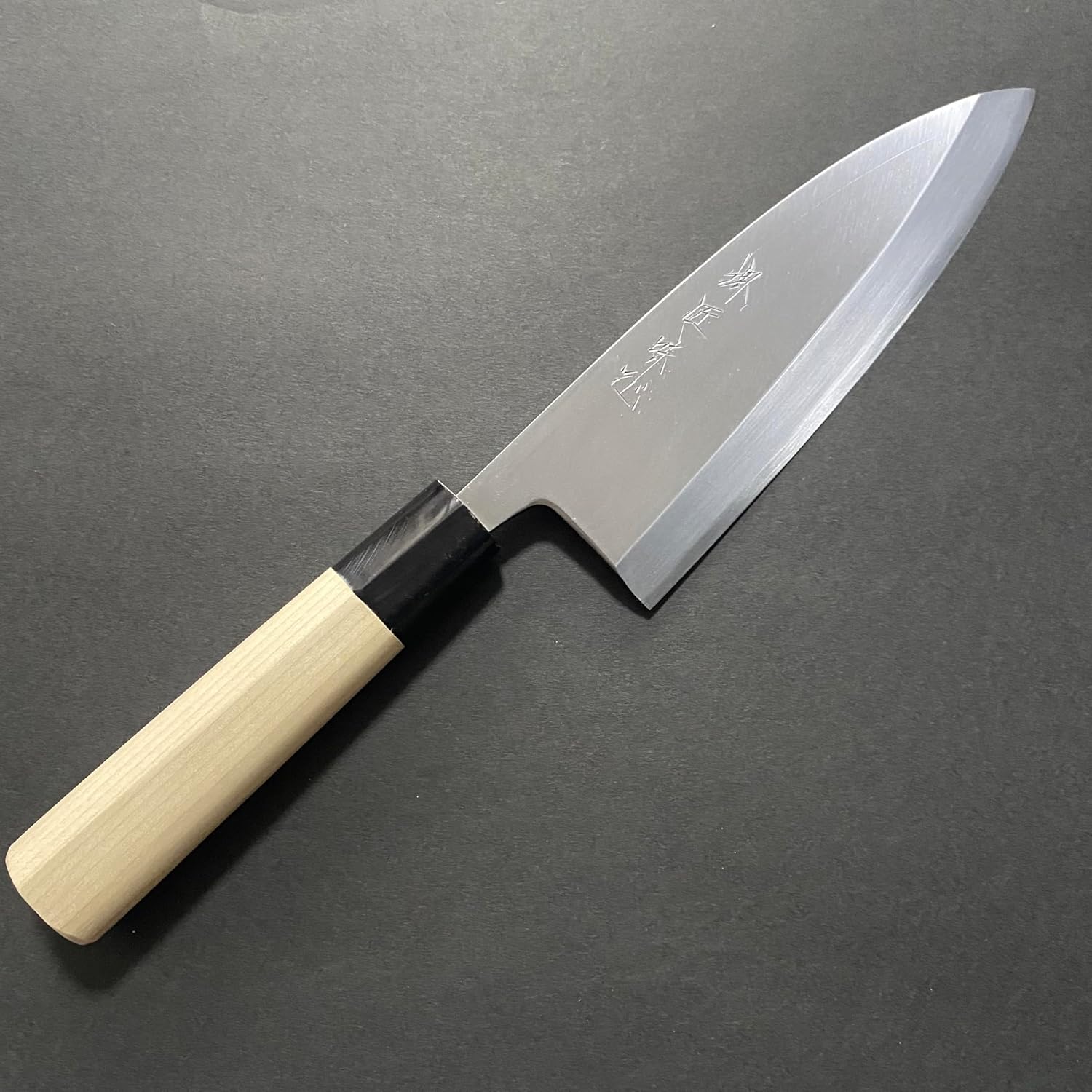 堺匠味正 本霞白出刃６寸(180mm)水牛柄 キッチン用品 堺匠味正 本霞白出刃6寸(180mm)水牛柄 日本