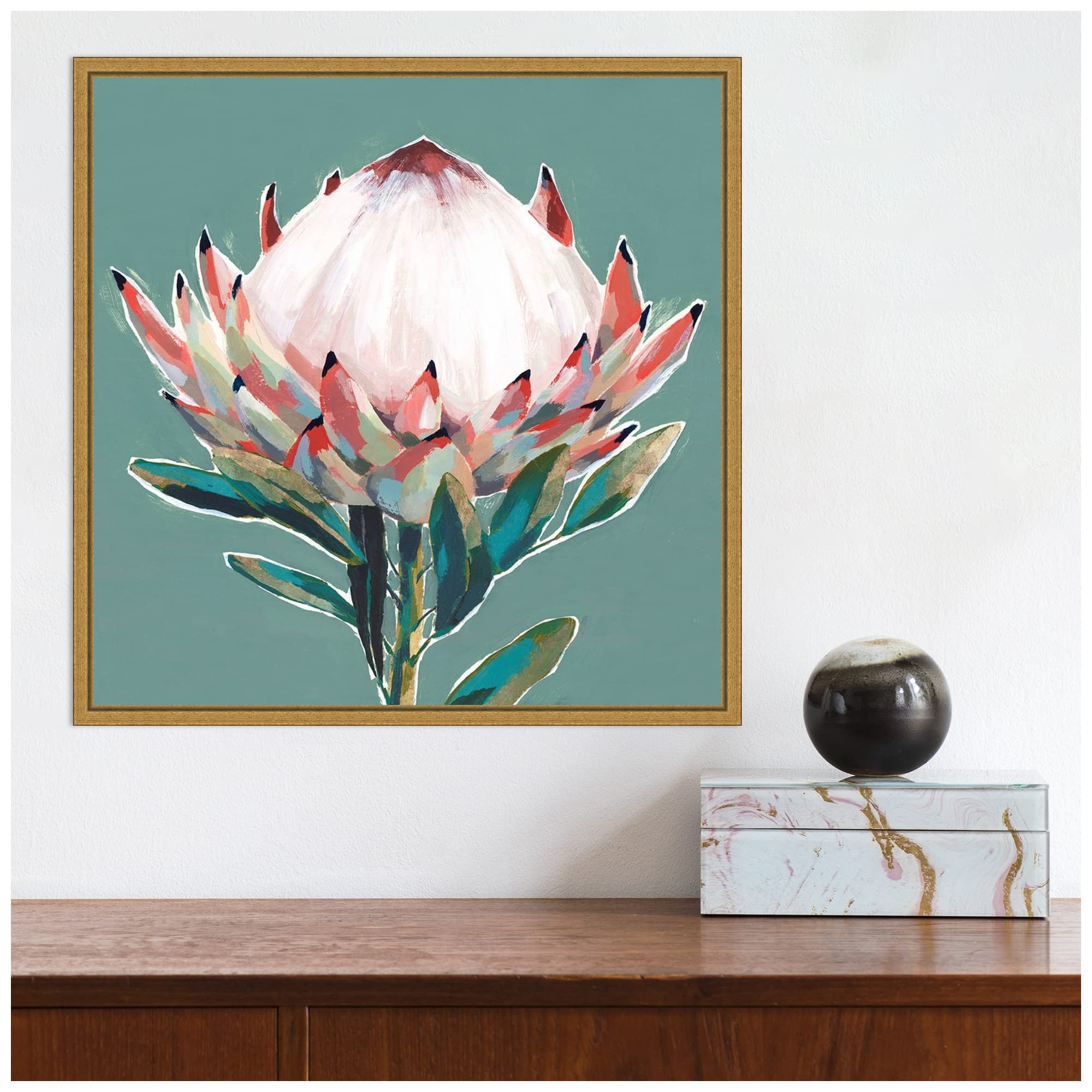 絵画 額縁付 プロテア protea