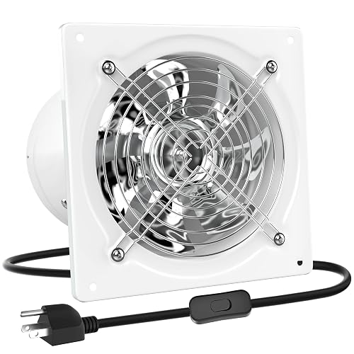 HG Power 8 Inch Exhaust Fan With Switch 576CFM