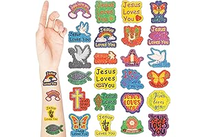 Religious Easter Temporary Tattoos for Kids