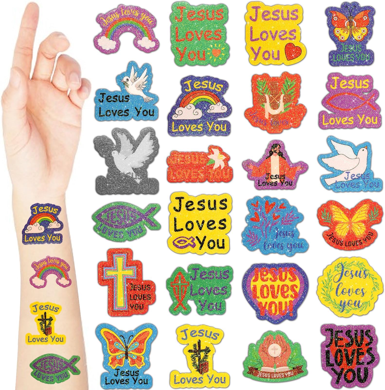 Christmas Gnome Temporary Tattoos - Christmas In July | Festive Xmas Stickers For Themed Birthday Parties, Decorations, And Gifts | Funny And Cute Gnomes For Kids, Girls, Boys | Class - Foto 14