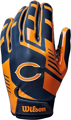 Miniatura 110 de WILSON NFL Guantes de fútbol americano con ajuste elástico, para jóvenes y adultos