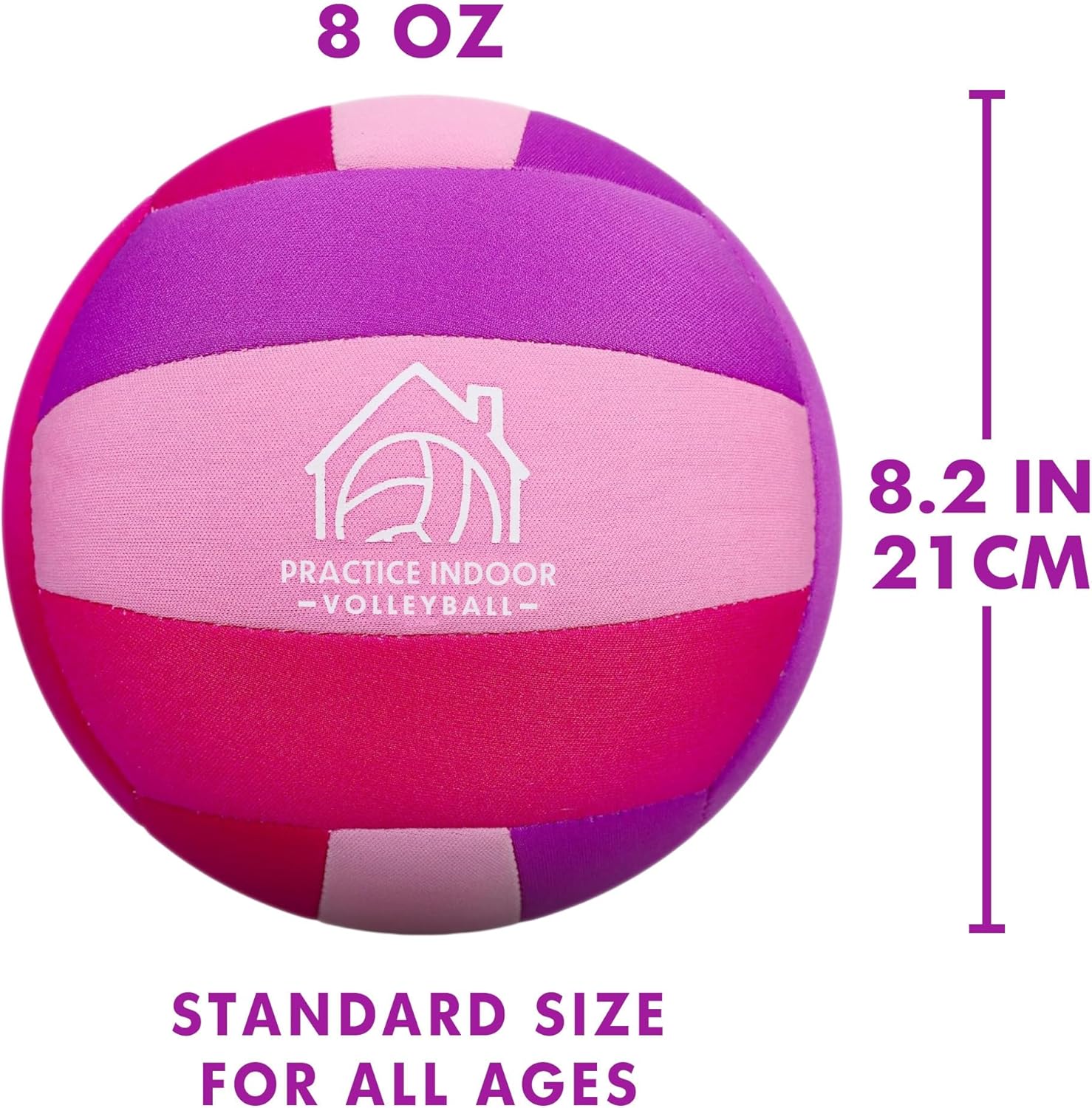 Soft Indoor Volleyballs for Practicing Inside House and Yard, Safe and Silent Volleyball for Girls Boys Kids Youth Beginners Training Birthday Christmas Easter Gifts