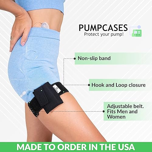 Miniatura 6 de Soporte para bomba de insulina  Cinturón para bomba de insulina diabética  Estuche ajustable para bomba de insulina atlética  Compatible con