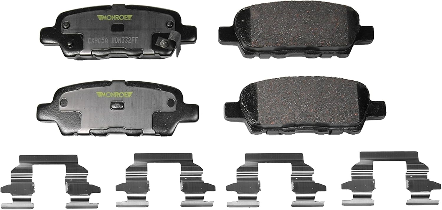 Monroe CX905A Total Solution Ceramic Brake Pad Automotive