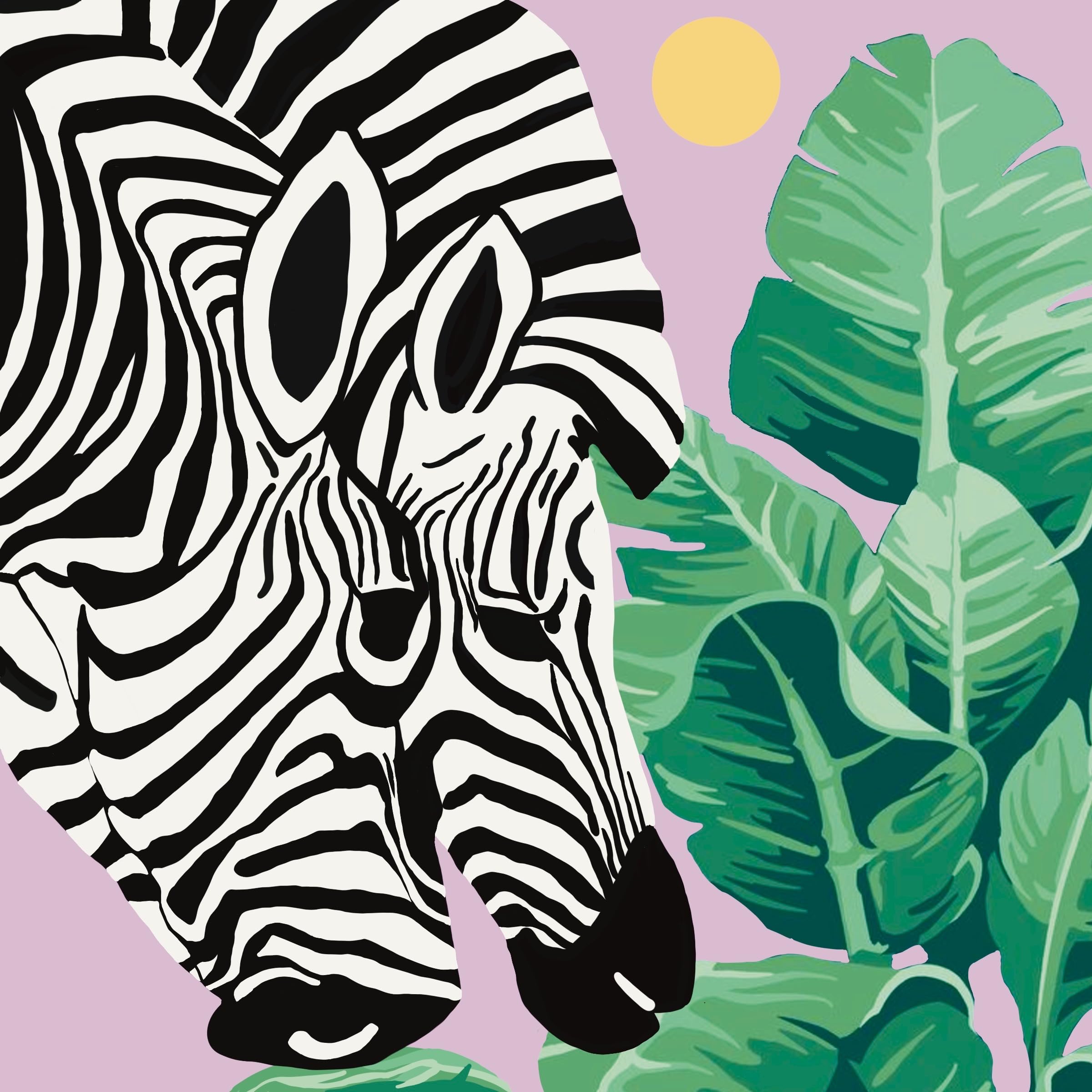 CRAFT MATE Framed Diy Paint By Numbers Canvas Art And Craft Kit For Adults And Kids | Wild Wild Love Acrylic Painting Hobby Kit | 8 Inch X 8 Inch,Multi-Coloured