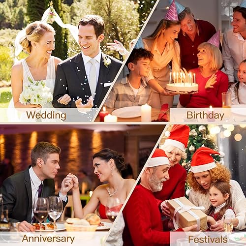 Miniatura 5 de Tonep Libro de invitados de audio libro de invitados de audio, libro de invitados de estilo retro para boda, fiesta de cumpleaños, aniversario y