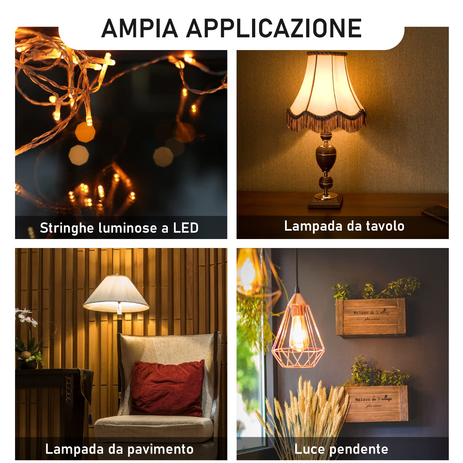 Bonlux Regolatore Dimmer per 220-240V LED Dimmerabile All'infinito da 3-100 Watt Lampade LED Lampadina Incandescenza Dimmerabile Interruttore Dimmer Rotativo Nessun rumore Bianco 1 Pezzi