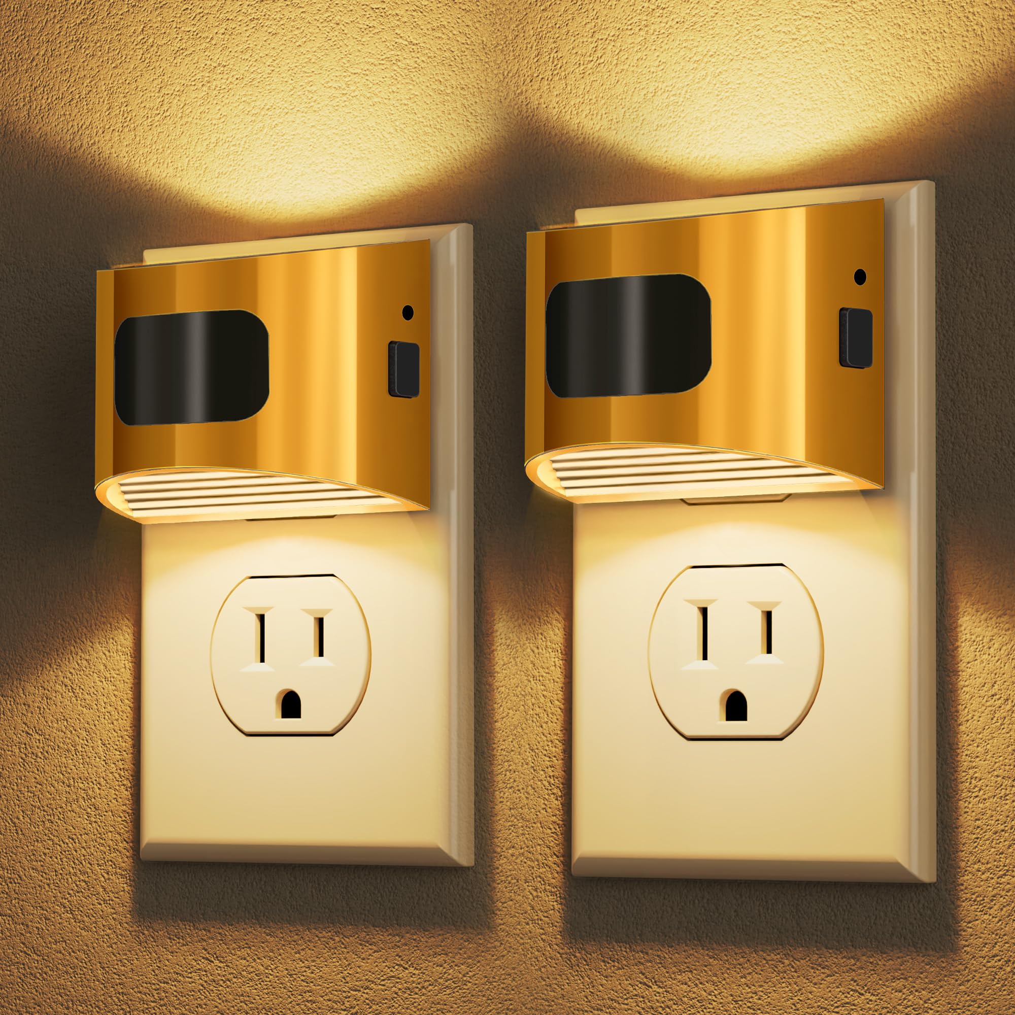 DORESshop Motion Sensor Night Light, Night Lights Plug into Wall, 3000K