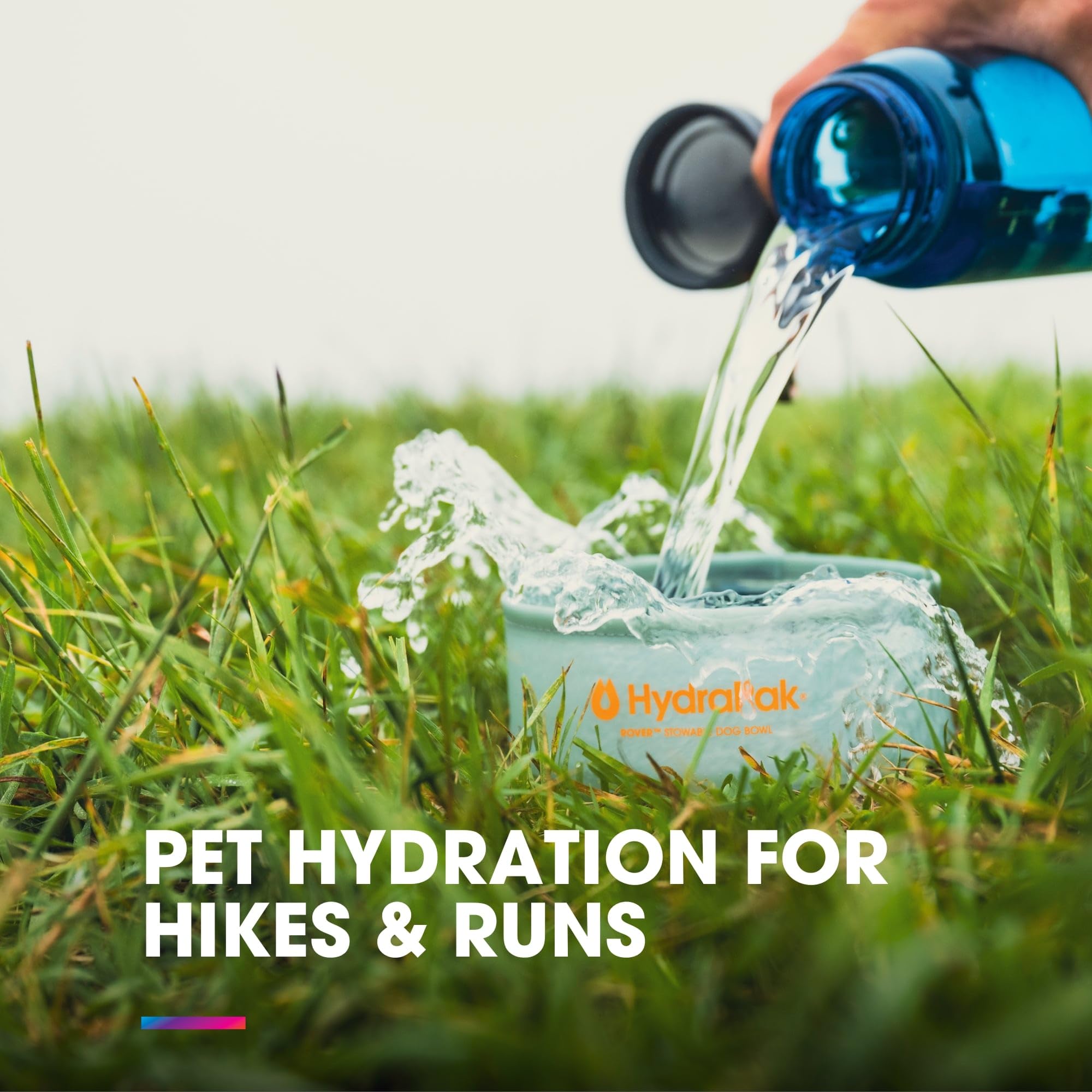 HydraPak Rover miska dla psa (500 ml; 481.9 g) - składana i pakowalna miska dla psa na jedzenie/wodę