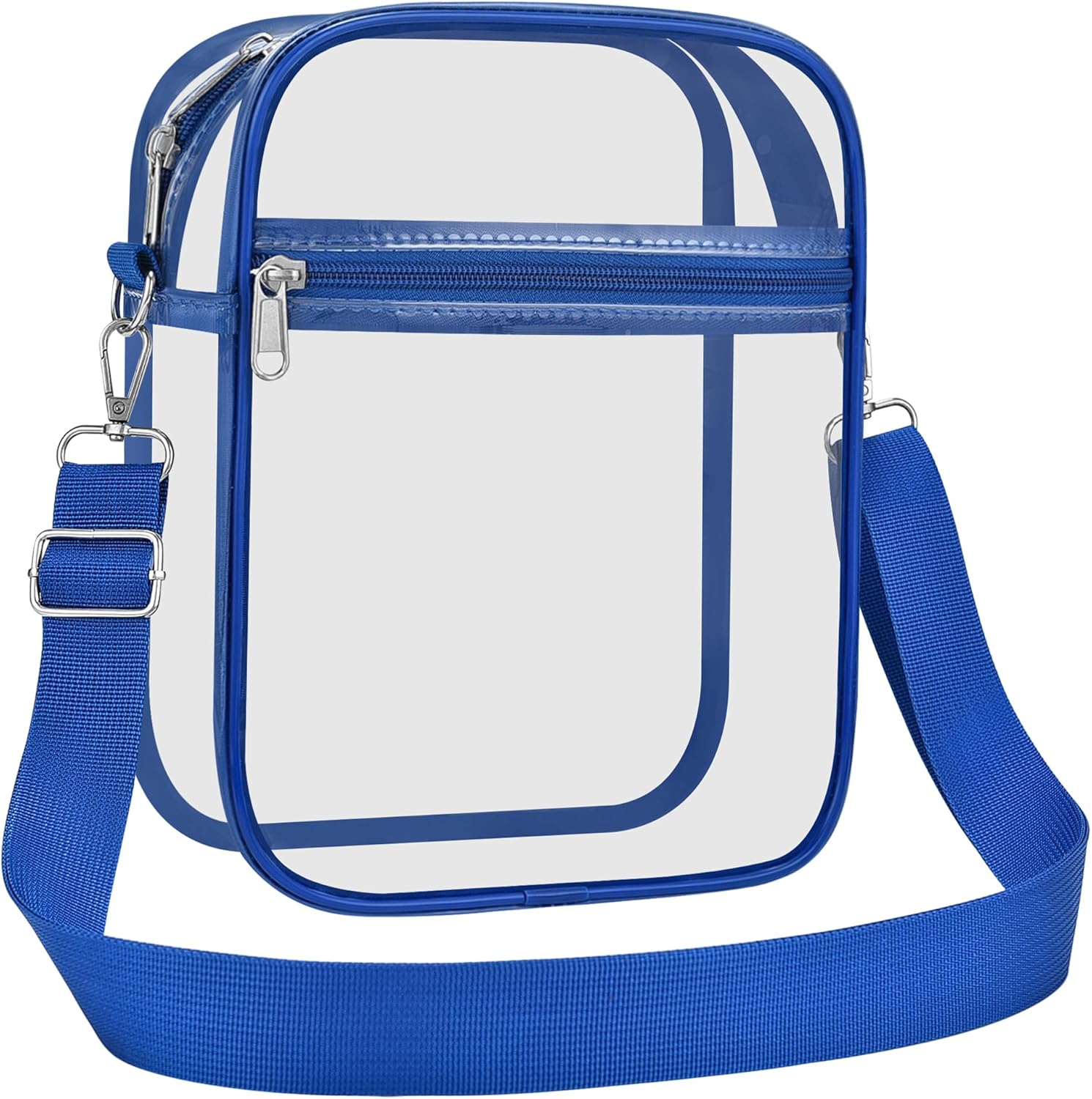 USPECLARE Clear Purse Stadium Transparent Messenger Bag Stadium Approved for Men and Women Clear CrossBody Bag - Image 8