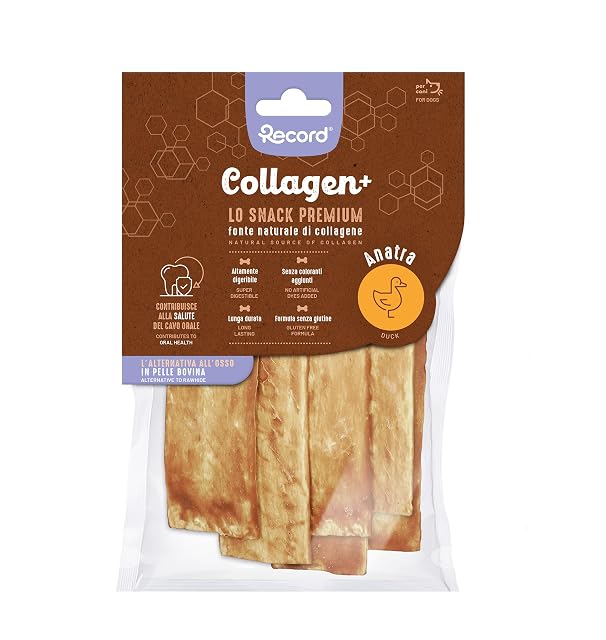 Foto 2 de 4 de Record - Snack Premium Crackers para Perros Collagen+ Sabor Pato con Alto Valor proteico.Mascativos…