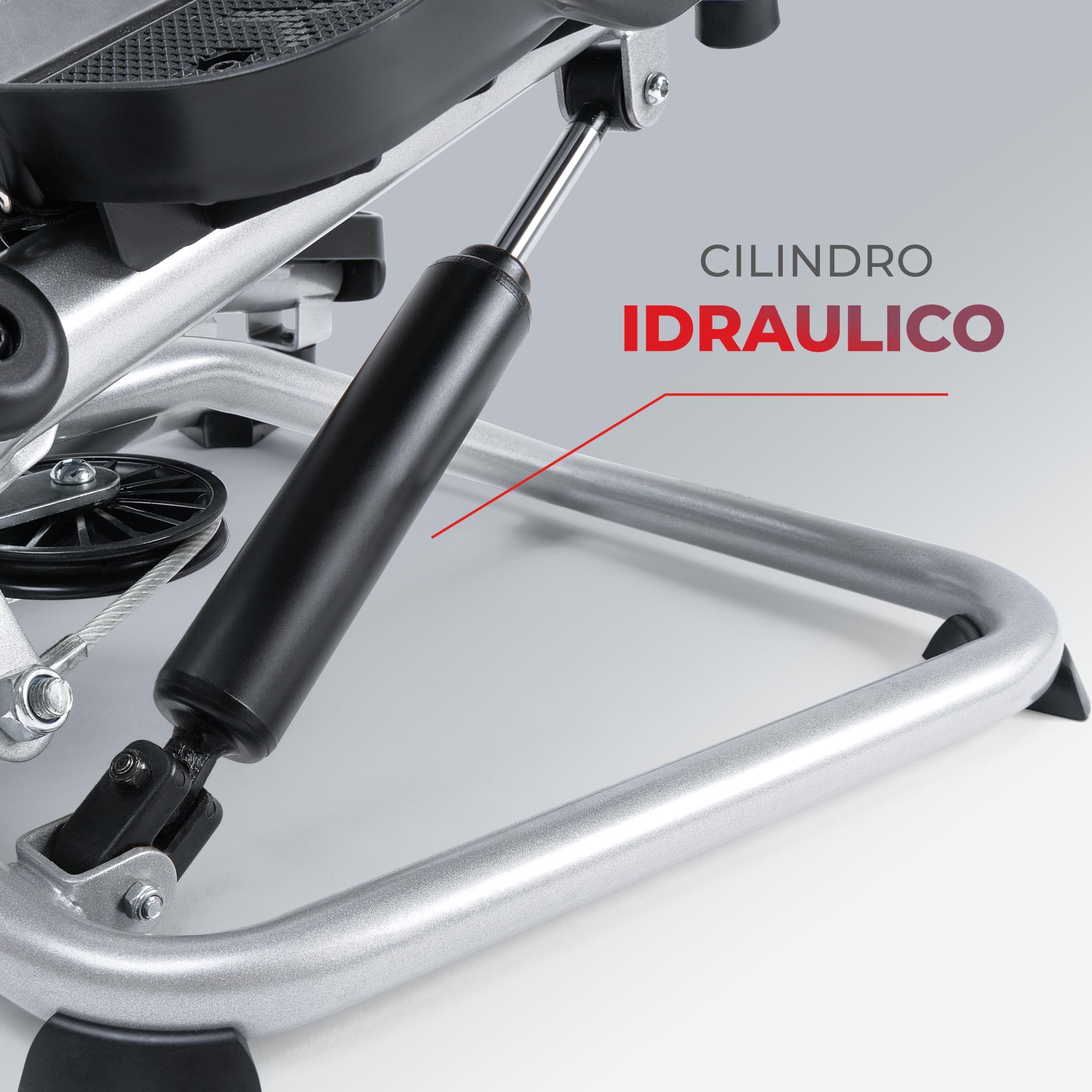 Mini Stepper Portatile Con Fascia Di Resistenza E Display LCD – Capacità 120kg, Passo Regolabile – Per Casa E Ufficio - 6