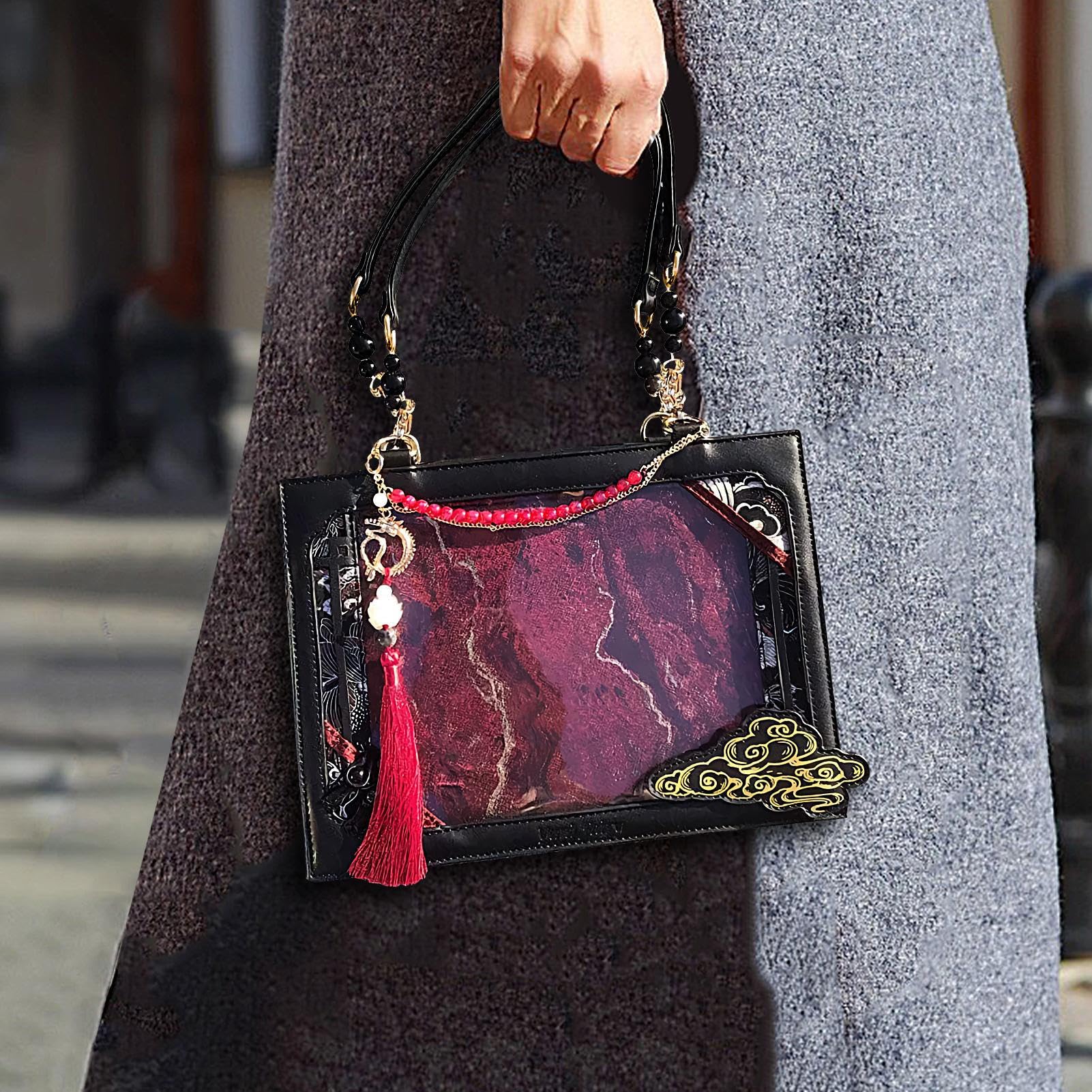 Bolso Tote Para Mujer Tote De Hombro Con Estética Vintage Y Streetwear