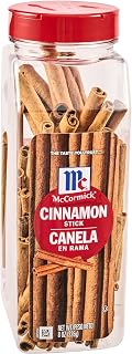 McCormick Cinnamon Sticks 8 oz - Hand-Selected Premium Cinnamon for Rich Flavor in Beverages, Curries & Stews