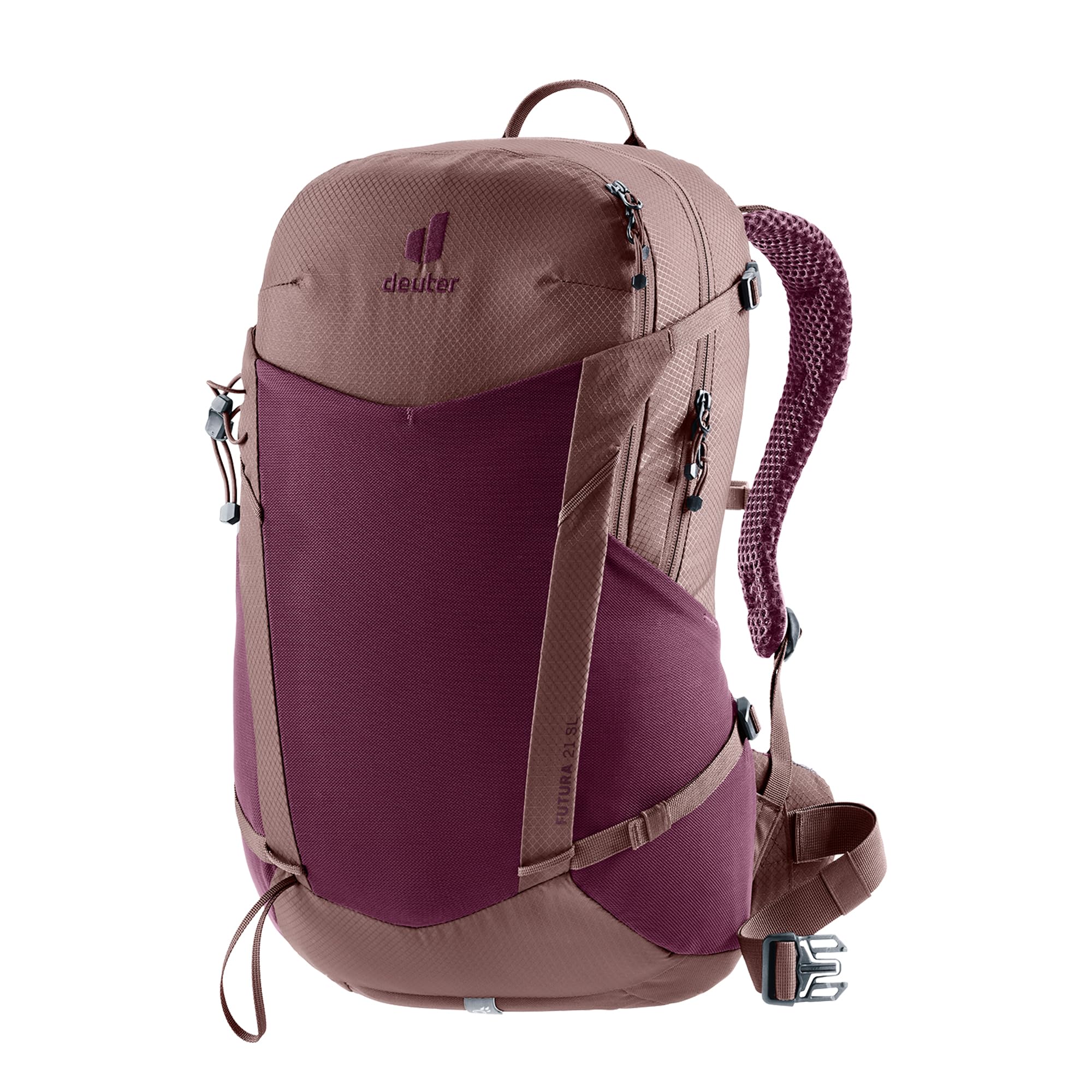 deuter Futura 21 SL Mochila de senderismo para mujer con espalda de malla y funda para la lluvia
