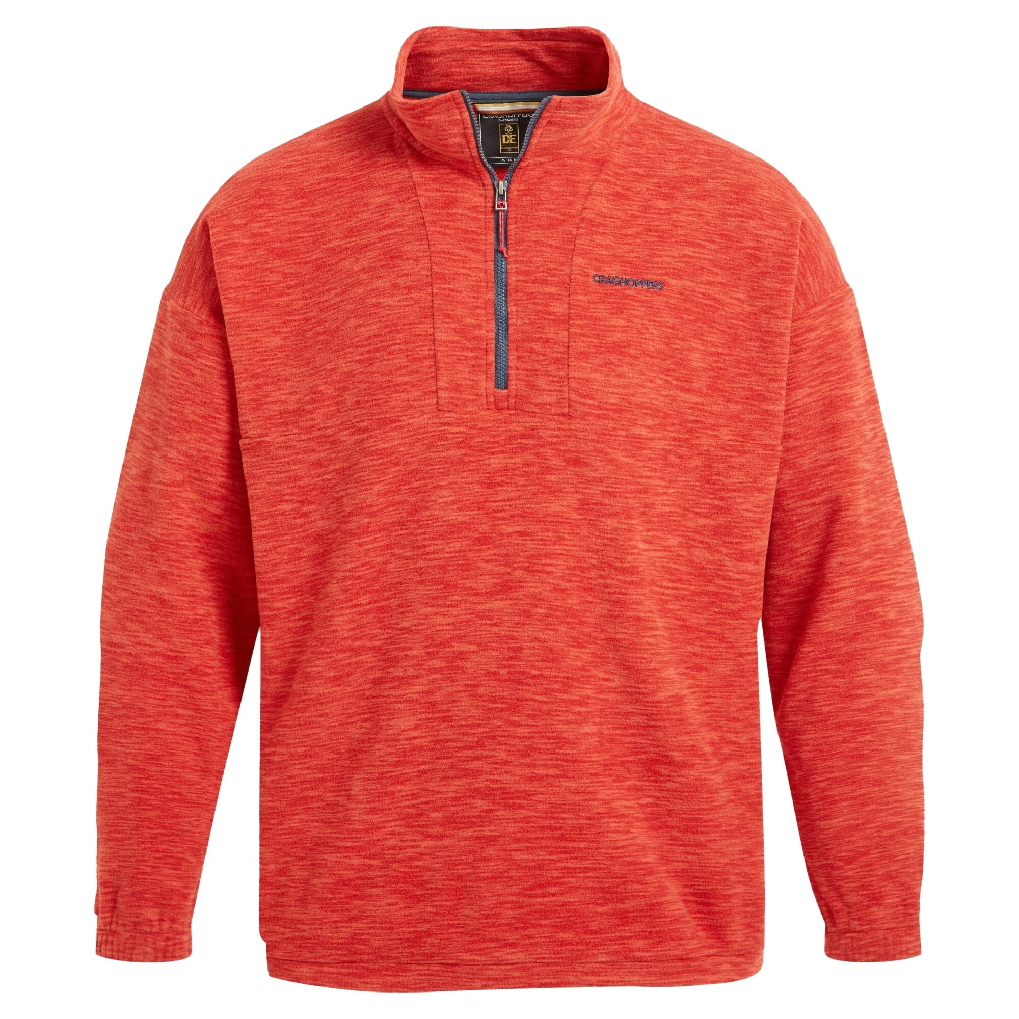 Craghoppers Men's Fleece Half Zip Top - Red - L