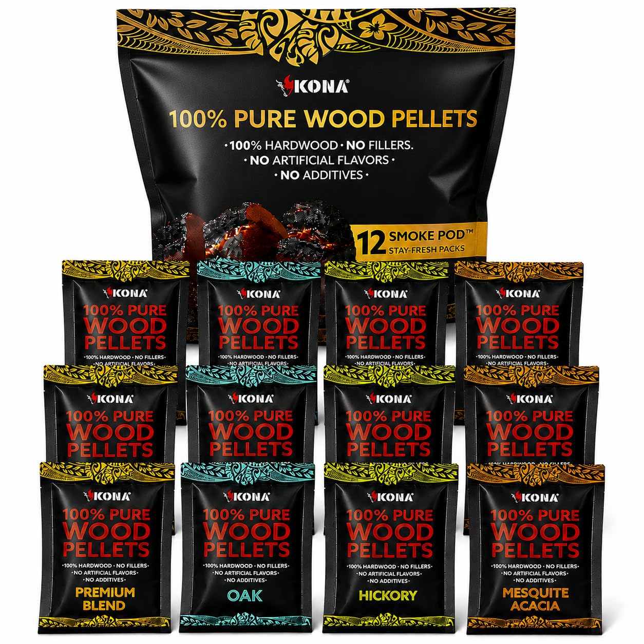 Kona Ninja Woodfire Smoke Pods