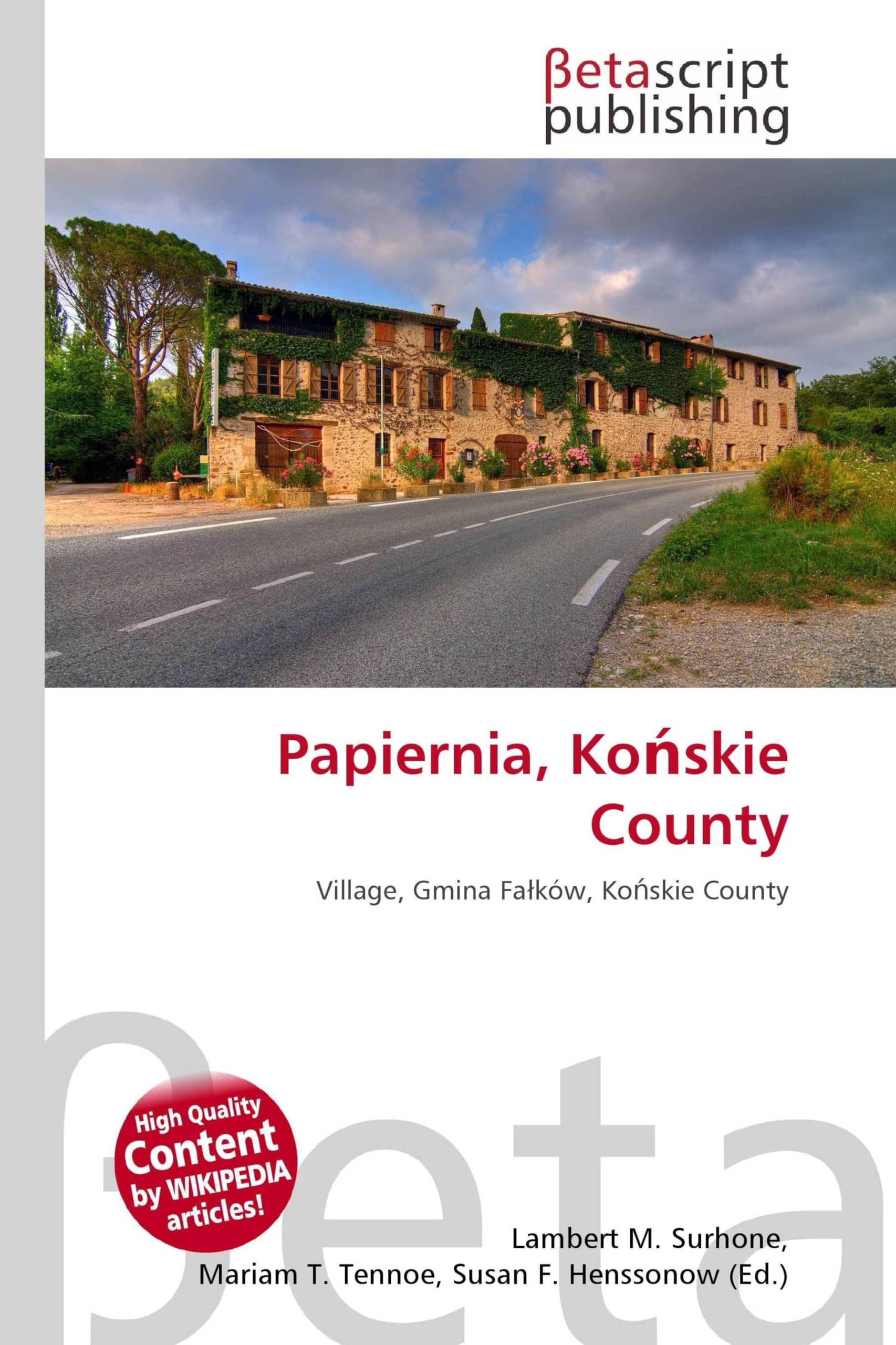 Papiernia, Ko¿skie County: Village, Gmina Fa¿ków, Ko¿skie County