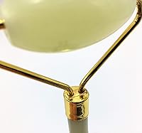 Vista 3 de JADIENCE Rodillo facial de jade de doble cara de masaje Derma Roller con brazos soldados e insertos para eliminar los chirridos: Terapia