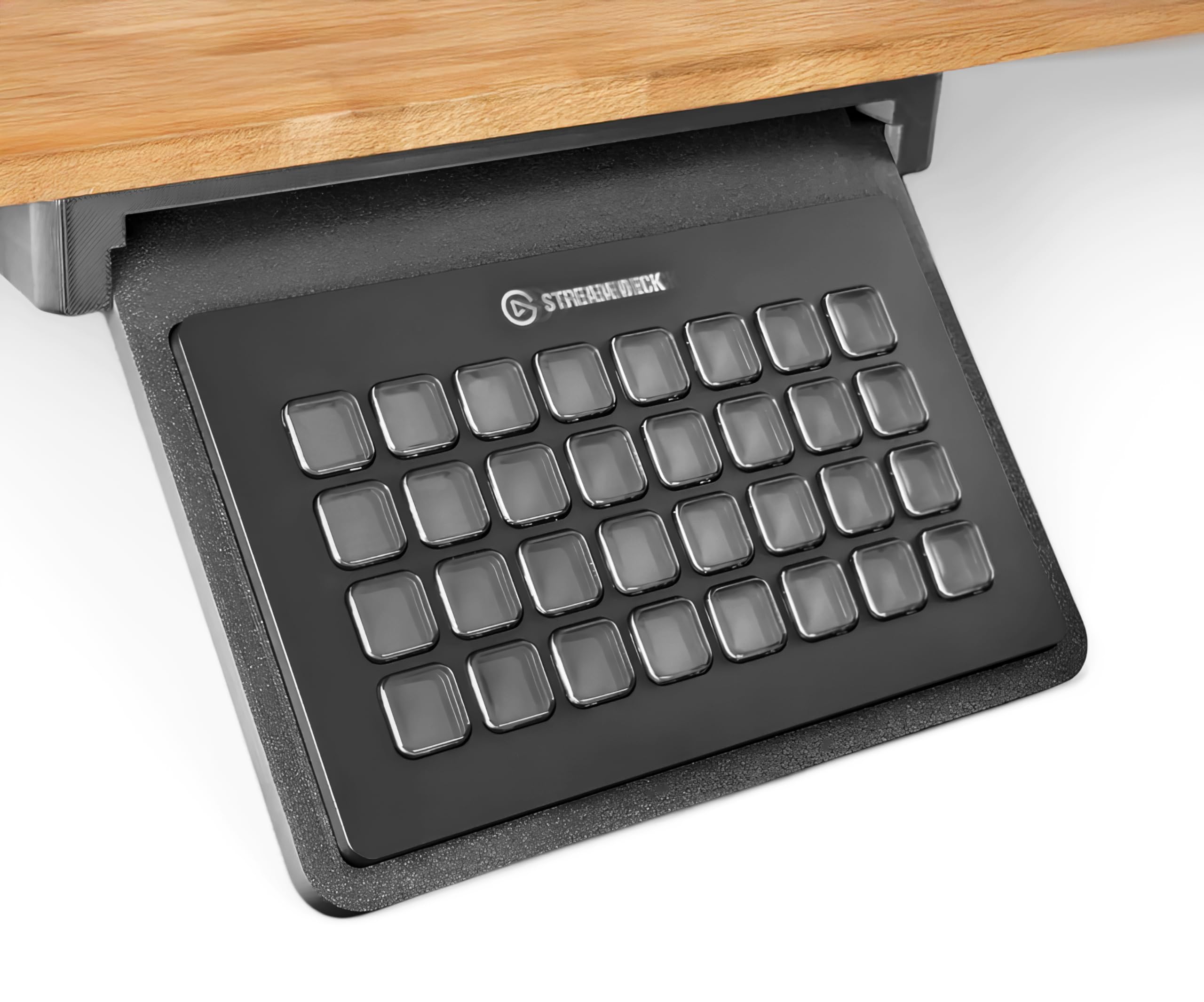 Soporte de Escritorio Ajustable para Stream Deck MK1/MK2, Ahorra Espacio para Escritorio ordenado, instalación rápida con Cinta Adhesiva de Doble Cara y Tornillos (Stream Deck XL)