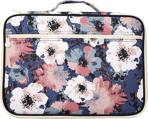 Miniatura 8 de JAKAGO Organizador de cartera de viaje impermeable A4, bolsa de documentos, multifuncional, bolsa de notas de viaje con cremallera para cuaderno,